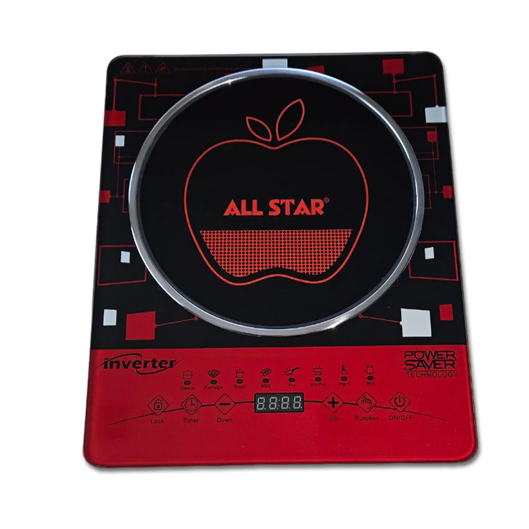 Dual Zone Electric Cooktop with Independent Touch Controls &